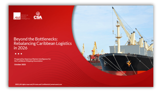 Beyond the Bottlenecks: Rebalancing Caribbean Logistics in 2026 | AMI report cover